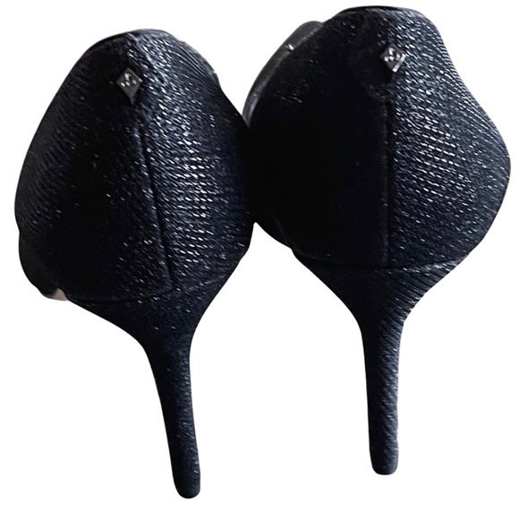 NEW Sam Edelman Black Evening Special Occasion Heels Sparkle Shimmer - Picture 5 of 5